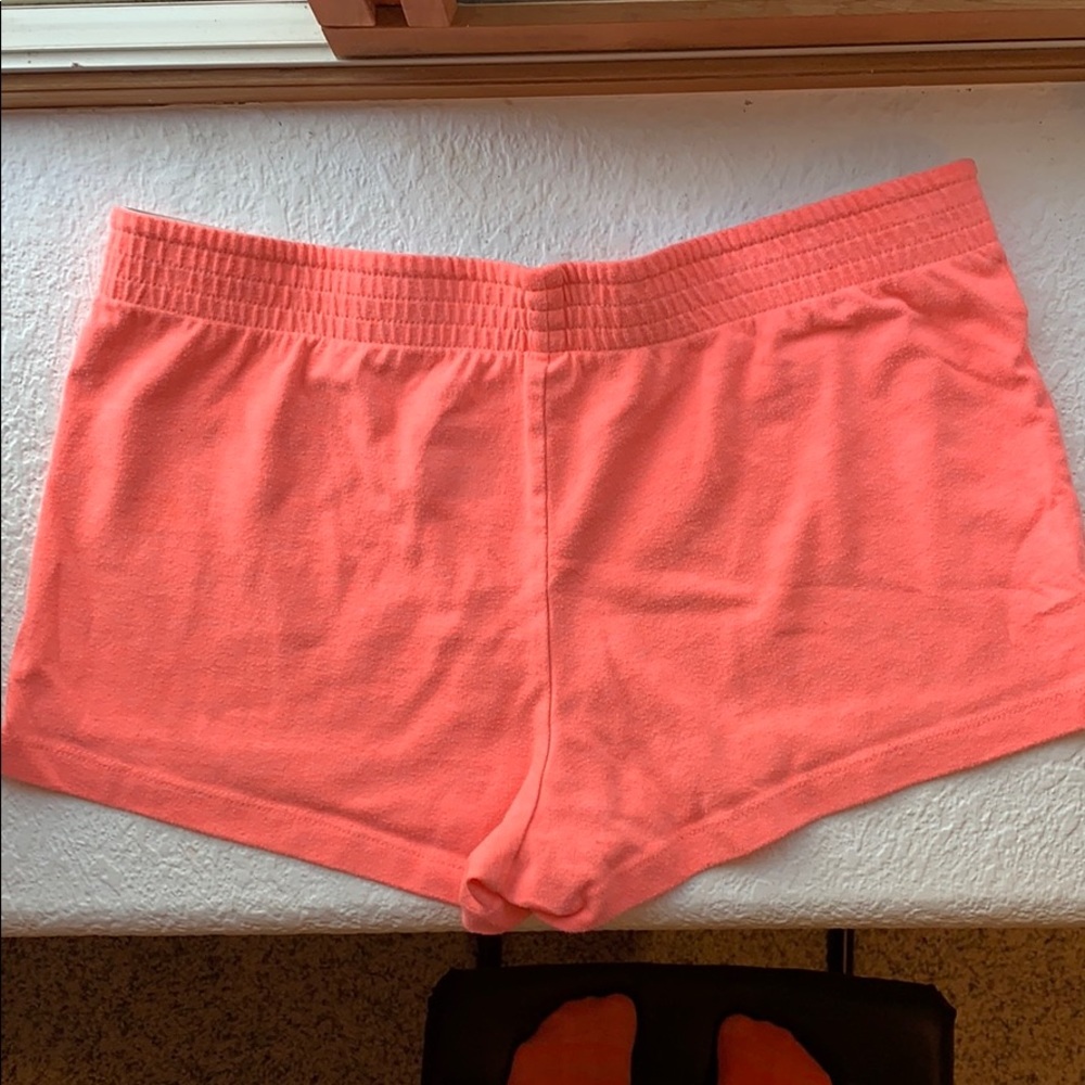 Salmon Colored Cotton Shorts